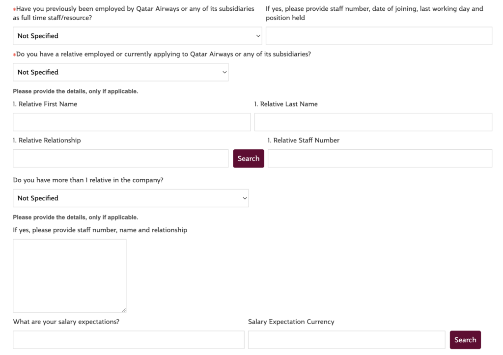 Qatar Airways Career