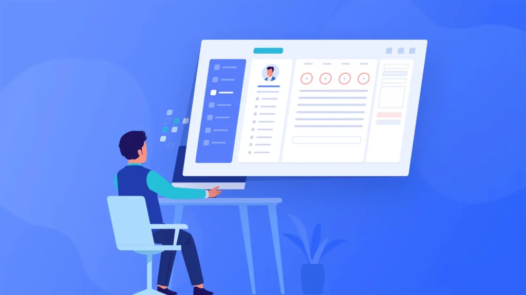 Visualization of applicant tracking system
